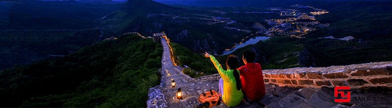 古北水镇司马台长城夜景图片