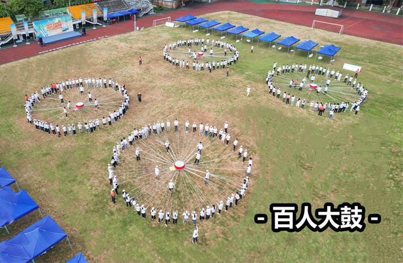 百人大鼓团建