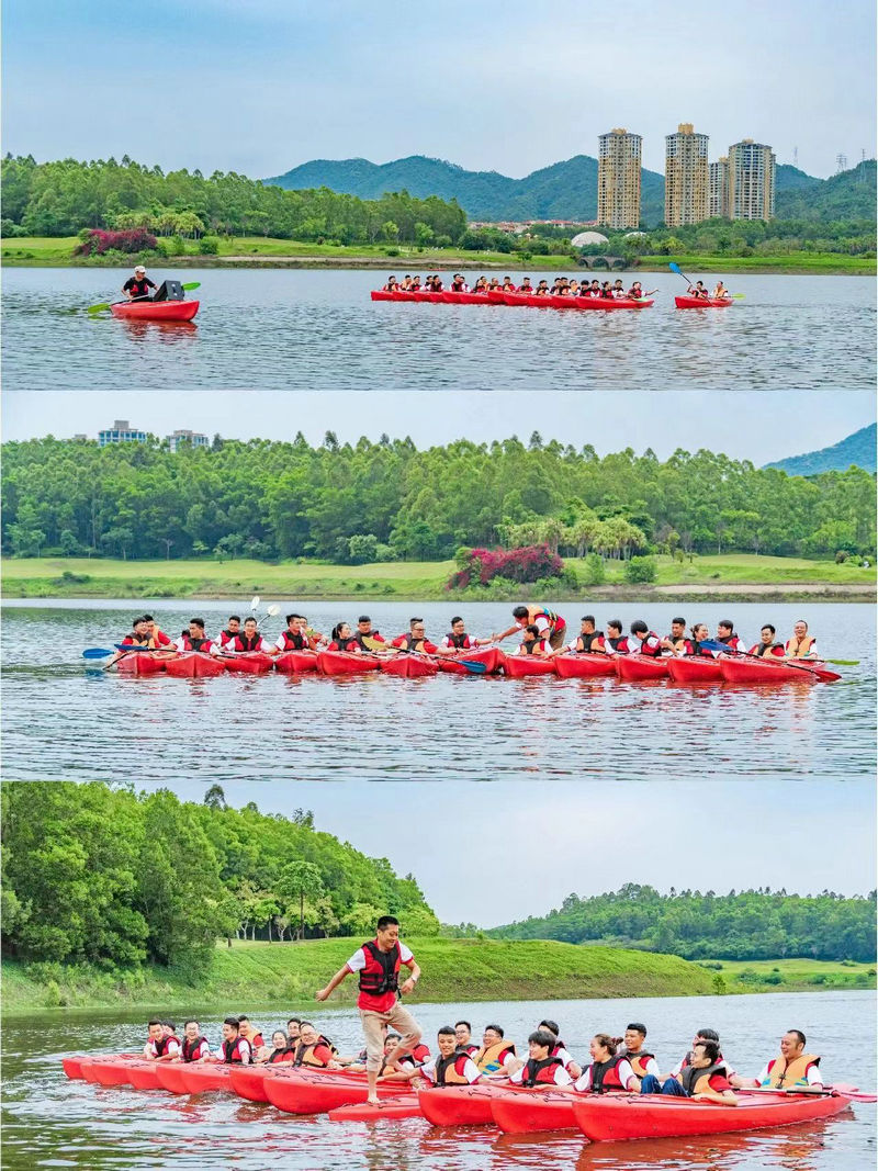 北京金海湖赛龙舟主题团建